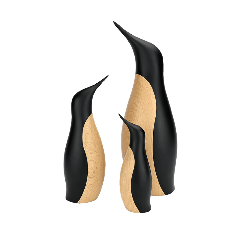 置物 ARCHITECT MADE penguin small Architectmade Penguin Small | GREY and FELT
